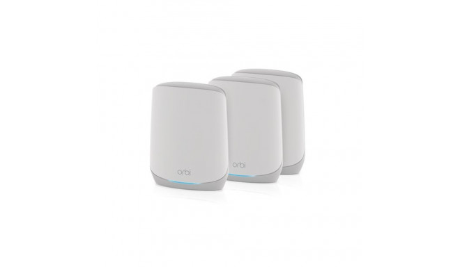 NETGEAR Orbi RBK763S kolmeribaline (2.4 GHz / 5 GHz / 5 GHz) Wi-Fi 6 (802.11ax) valge 7 sisemist ant