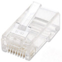 Techly IWP-JAR-C6RTY juhtmeühendaja RJ45 Läbipaistev