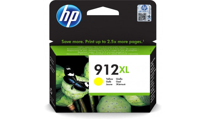 HP 912XL suure tootlikkusega kollane originaal tindikassett