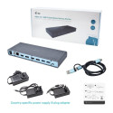 i-tec USB 3.0 / USB-C / Thunderbolt 3 kahe ekraani dokkimisjaam