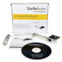 StarTech.com 1 pordi PCI Express PCIe gigabitine võrgu serveri adapteri NIC-kaart - kaheprofiiline