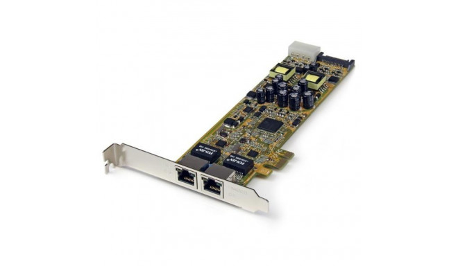 StarTech.com Dual Port PCI Express Gigabit Ethernet PCIe Network Card Adapter - PoE/PSE