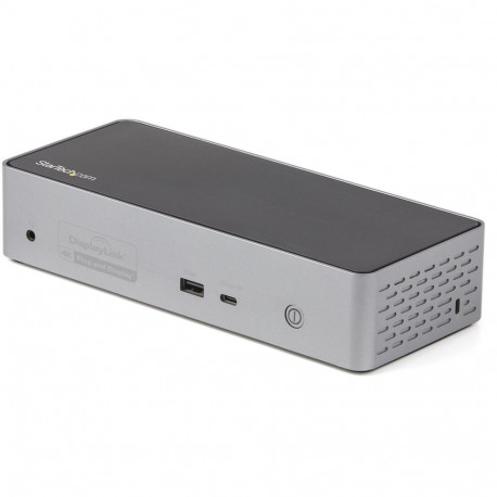 StarTech.com USB C Dock - 4K 60Hz Quad Monitor DisplayPort & HDMI - Universal USB-C Docking Station 