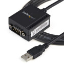 StarTech.com 1 Port FTDI USB to Serial RS232 Adapter Cable with COM Retention