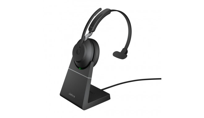 Jabra Evolve2 65 USB-A UC mono laadimisalusega must