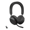 Jabra Evolve2 75 - USB-A MS Teams koos lauastatiiviga - Must
