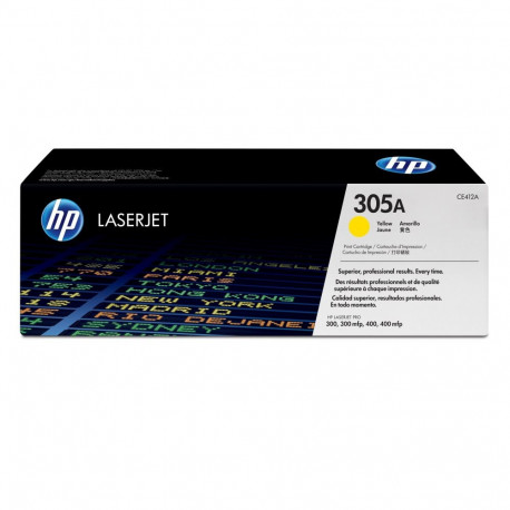 HP 305A kollane originaal LaserJet toonerikassett