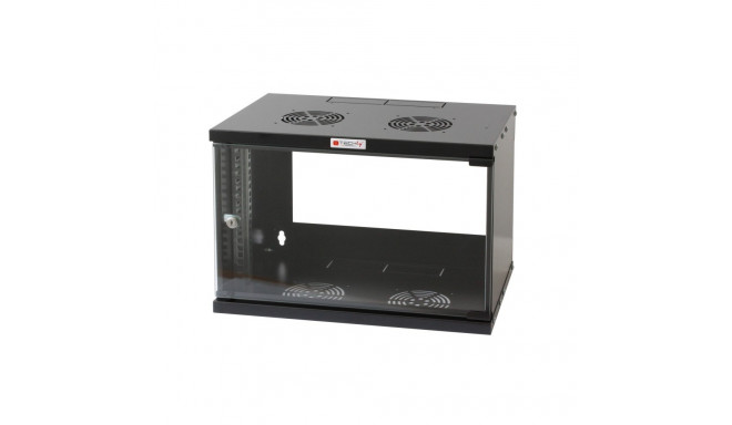 Techly seinarack kapp 19 6U D450 must kokkupandud I-CASE EL-1006B45