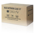 Techly seinakapp 19" 6U D450 must kokkupandud