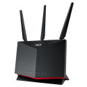 ASUS AX5700 RT-AX86U PRO traadita ruuter Gigabit Ethernet Kaksikside (2.4 GHz / 5 GHz) 4G Must, Puna