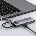 [RETURNED ITEM] Baseus Metal Gleam 6in1 Multifunctional USB Type C Hub - USB Type C Power Delivery 1