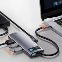 [RETURNED ITEM] Baseus Metal Gleam 6in1 Multifunctional USB Type C Hub - USB Type C Power Delivery 1