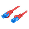 LANBERG patchcord cat.6A FTP 0.5m red