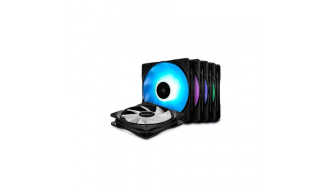 DeepCool RF120M-5 in 1 Computer case Fan 12 cm Black, Translucent 5 pc(s)