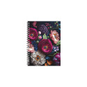 Raamatkalender Kantsler Spiral Disain Nädal Floral, spiraalköide, pehmendusega kaaned, nädala sisu 2