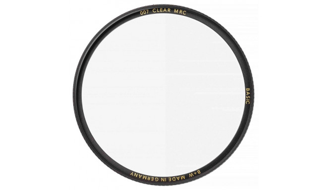 B+W 72mm MRC Basic läbipaistev filter
