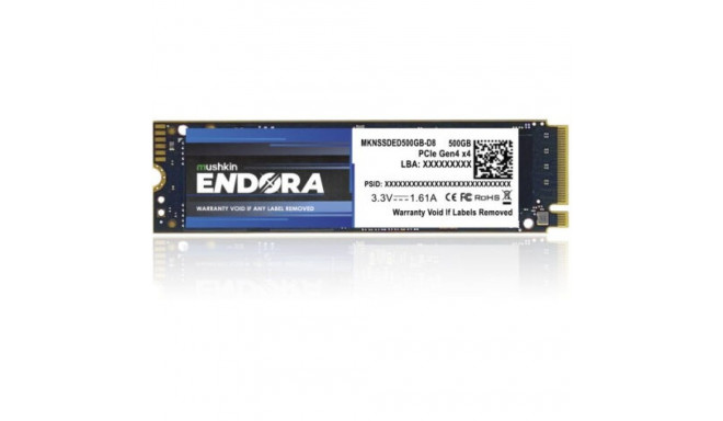 "M.2 500GB Mushkin Endora NVMe PCIe4.0 x 4"