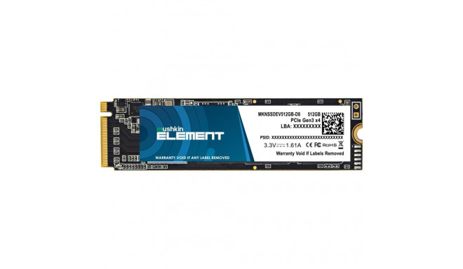 "M.2 512GB Mushkin Element NVMe PCIe3.0 x 4"