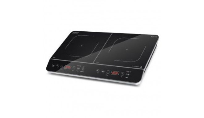 Caso Hob Touch 3500 Induction, Number of burners/cooking zones 2, Touch control, Timer, Black, Displ