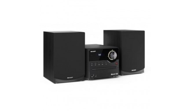 Sharp XL-B512(BK) Hi-Fi Micro System, CD/FM/USB/Bluetooth v5.0, 45W, Black