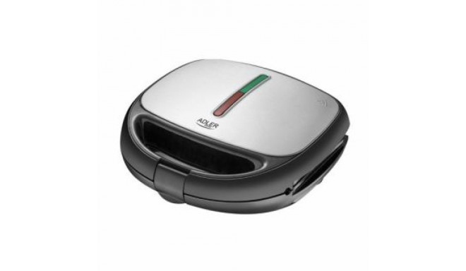 Adler Sandwich maker AD 3040 1200 W, Number of plates 5, Number of pastry 2, Ceramic coating, Black