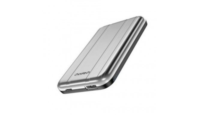 Choetech B655 mini wireless magnetic powerbank 5000mAh Silver