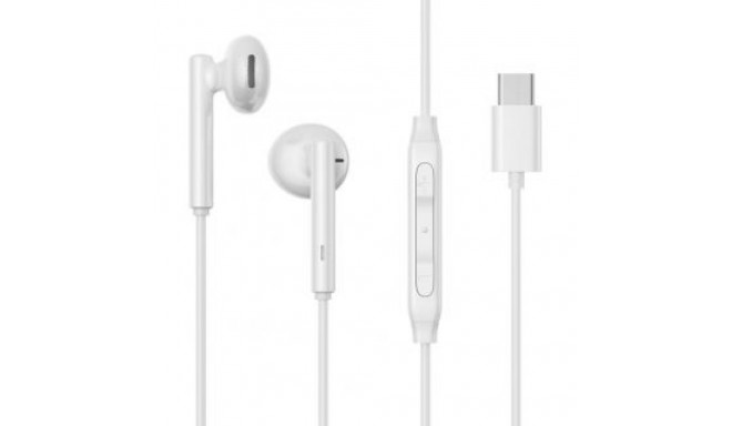 Joyroom Joyroom JR-EC05 USB-C in-ear headphones - white