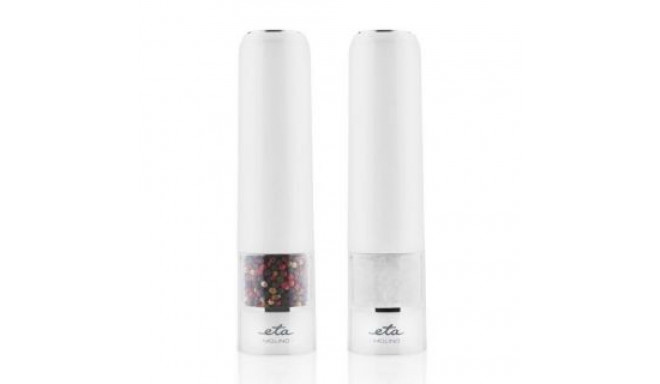 ETA Salt And Pepper Mill Molino 092890000 Housing material Plastic, AAA, White