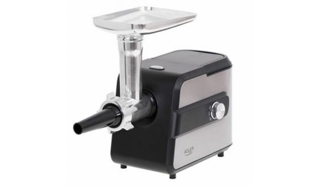 Adler Meat mincer with a shredder AD 4813 Silver/Black, 600 W, Number of speeds 2, Throughput (kg/mi