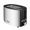 Camry Toaster CR 3215 Power 1000 W, Number of slots 2, Housing material Stainless steel, Black/Stain