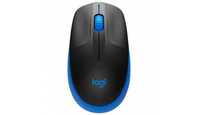 Logitech Full size Mouse M190 Wireless, Blue, USB