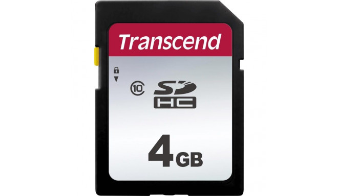 Transcend MEMORY SDHC 4GB C10/TS4GSDC300S