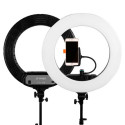 Caruba Round Vlogger 18 inch LED Set PRO met Tas Zwart