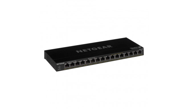 NETGEAR GS316P Unmanaged Gigabit Ethernet (10/100/1000) Power over Ethernet (PoE) Black