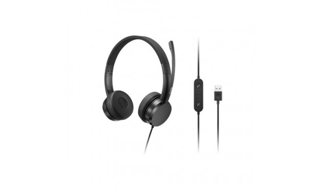 Lenovo USB-A Wired Stereo On-Ear Heads