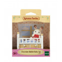 Sylvanian Families Šokolaadijänku beebikomplekt (beebivoodi)