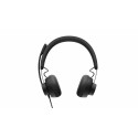 LOGITECH Zone Wired Headset on-ear wired USB-C graphite