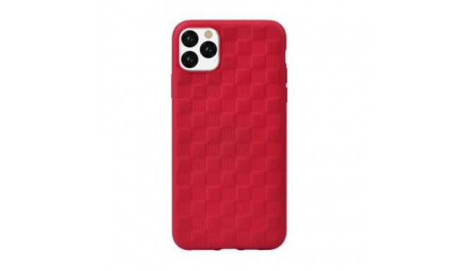 Devia Apple Woven2 Pattern Design Soft Case iPhone 11 Pro red