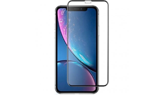 Devia Apple Real Series 3D Curved Full Screen Explosion-proof Tempered Glass iPhone XR (6.1) black