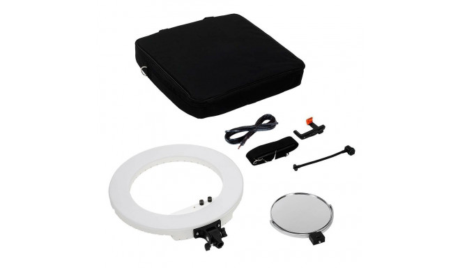 Caruba Round Vlogger 18 inch LED Set PRO met Tas Wit