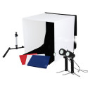 Caruba Portable Fotostudio 40x40x40cm met Losse LED Lampen