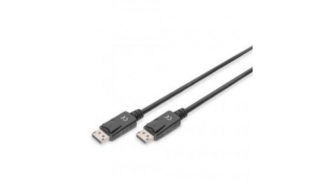 Digitus DisplayPort Connection Cable AK-340100-020-S Black, DisplayPort to DisplayPort, 2 m