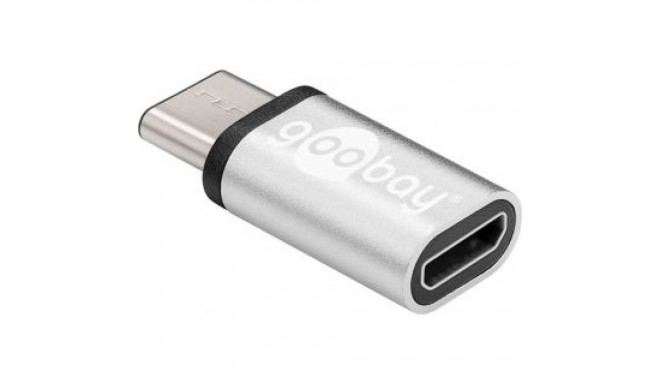 Goobay USB-C to USB 2.0 Micro-B adapter 56636 USB Type-C, USB 2.0 Micro female (Type B), Grey