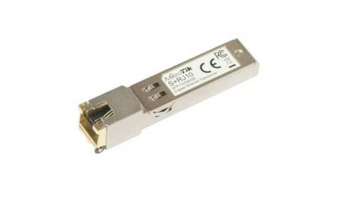 Mikrotik S+RJ10 SFP+, Copper, RJ-45, 10/100/1000/10000 Mbit/s, Maximum transfer distance 200 m, COMP