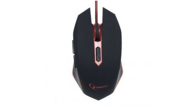 Gembird Gaming mouse, Black/red, MUSG-001-G, USB