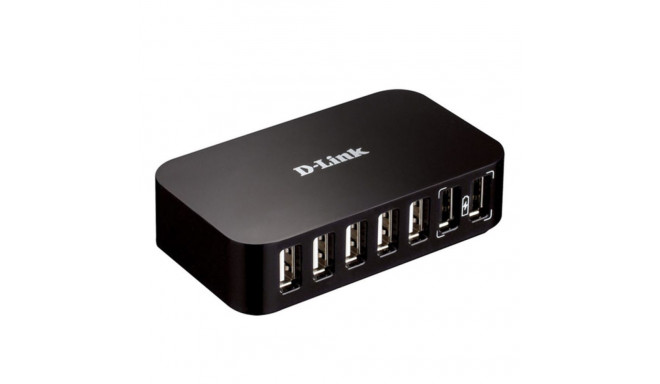 USB-jaotur D-Link DUB-H7/E USB 2.0 Must