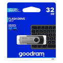 USB-pulk GoodRam UTS2 Must Hõbedane 32 GB 5 MB/s-20 MB/s (1 Ühikut)