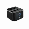 Dock Station Dual TooQ TQDS-802B 2.5" / 3.5" SATA USB 3.0 Чёрный