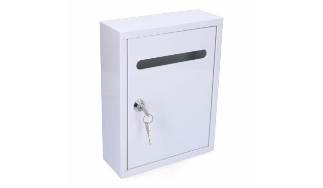 Letterbox EDM 85803 Linear White Steel 26 x 20 x 7,5 cm