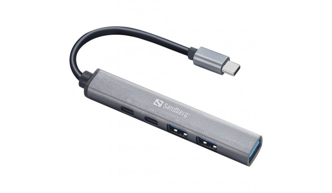 Sandberg 336-50 USB-C to 3xUSB-A+2xUSB-C Saver